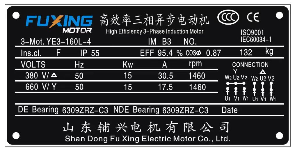كيفية قراءة لوحة اسم المحرك