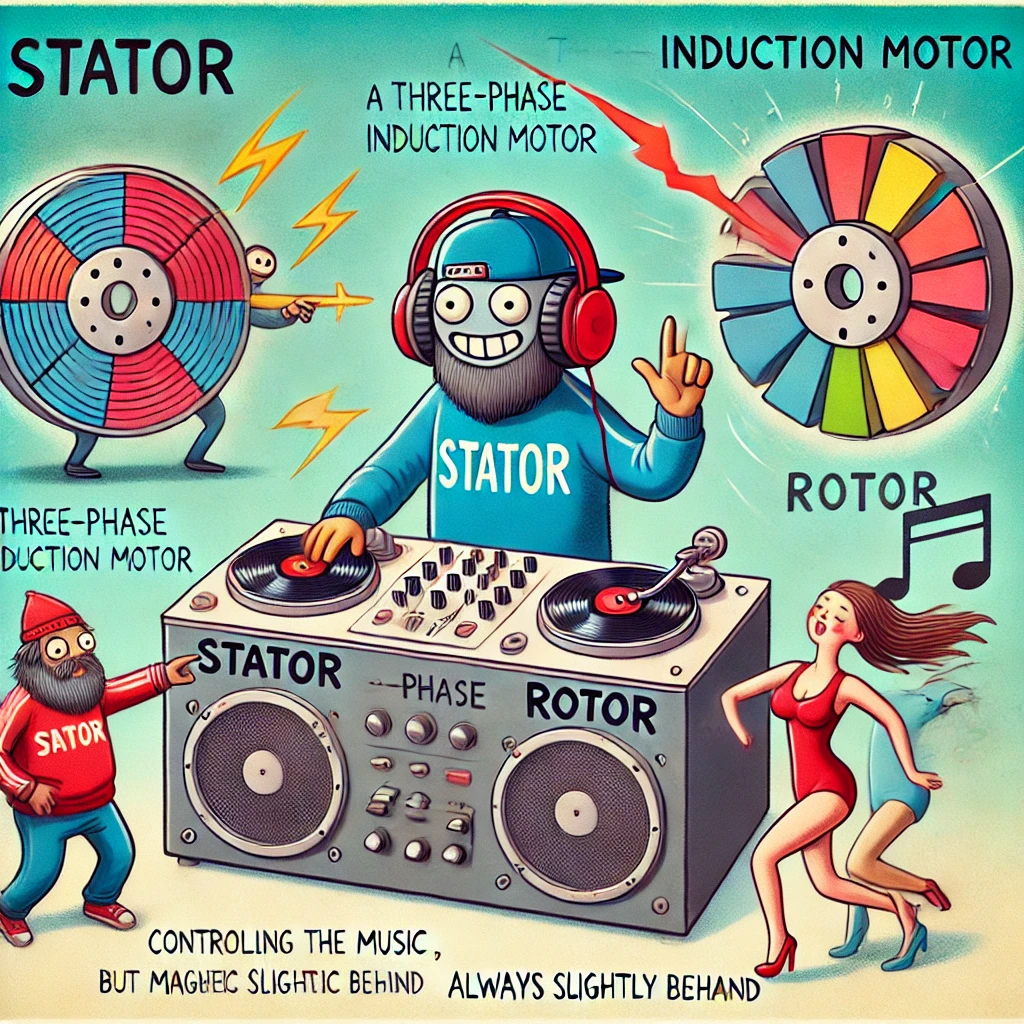 الجزء الثابت والدوار للمحرك غير المتزامن ثلاثي الطور غير المتزامن: من هو البطل وراء الكواليس؟