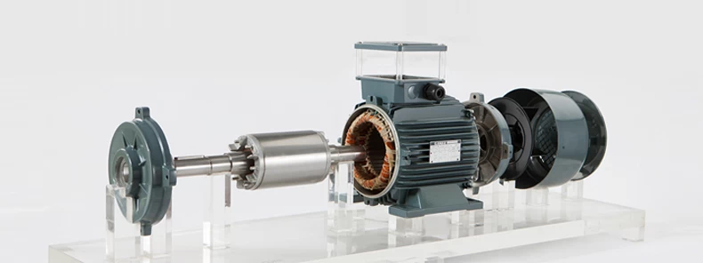 شرح مفصل لتركيب المحرك الحثي ثلاثي الطور ووظائف أجزائه